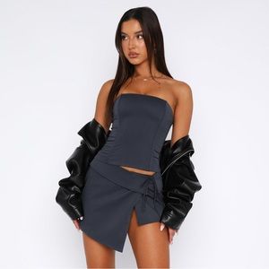 I Need A Mini Skirt Charcoal